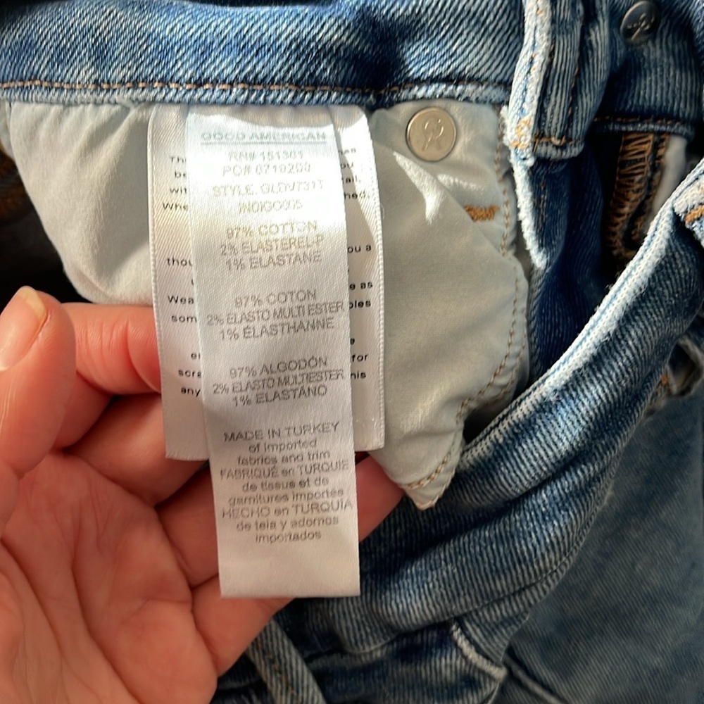 Good American Skinny Fit Jeans Size 0|25 - Picture 6 of 6